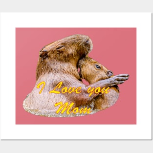 I Love you Mom Capy Posters and Art